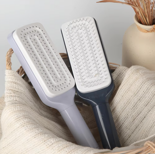 ZapClean™ Self-Cleaning Hair Brush — Rotating & Anti-Static