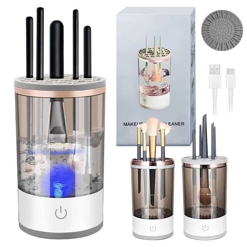 Premium Makeup Brush Cleaner — Spin Clean & Air Dry